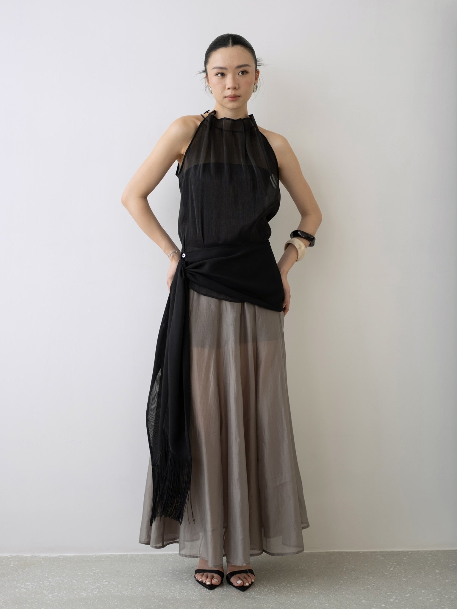 MAIER FRINGE SCARF